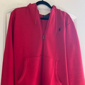 Mens Polo brand zip up hoodie size L